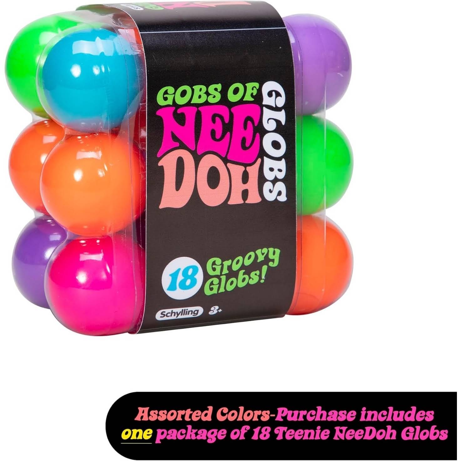 NEEDOH NeeDoh Teenie Globs ?C Mini Sensory Balls ?C 18 Pack - Image 2