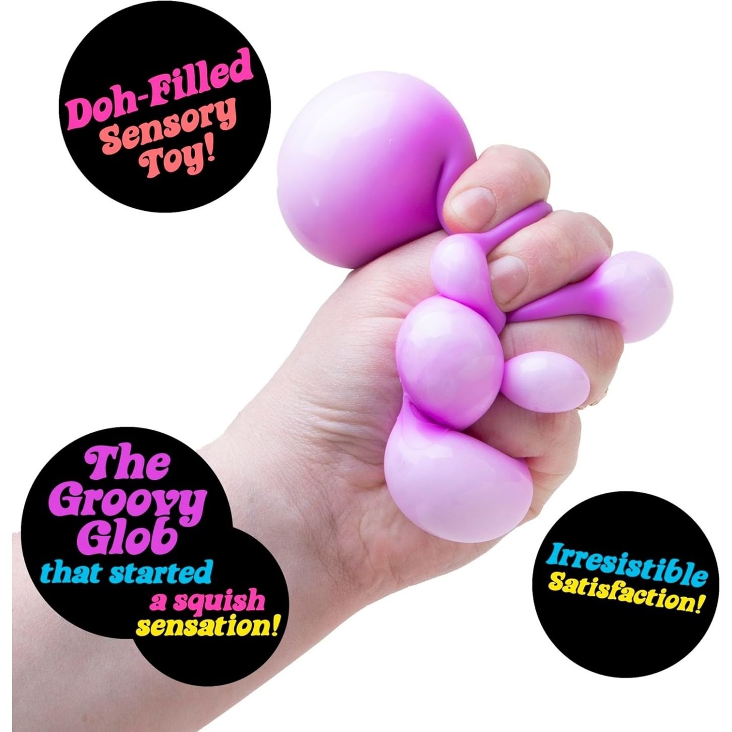 NEEDOH NeeDoh Original Sensory Ball ?C Purple - Image 3