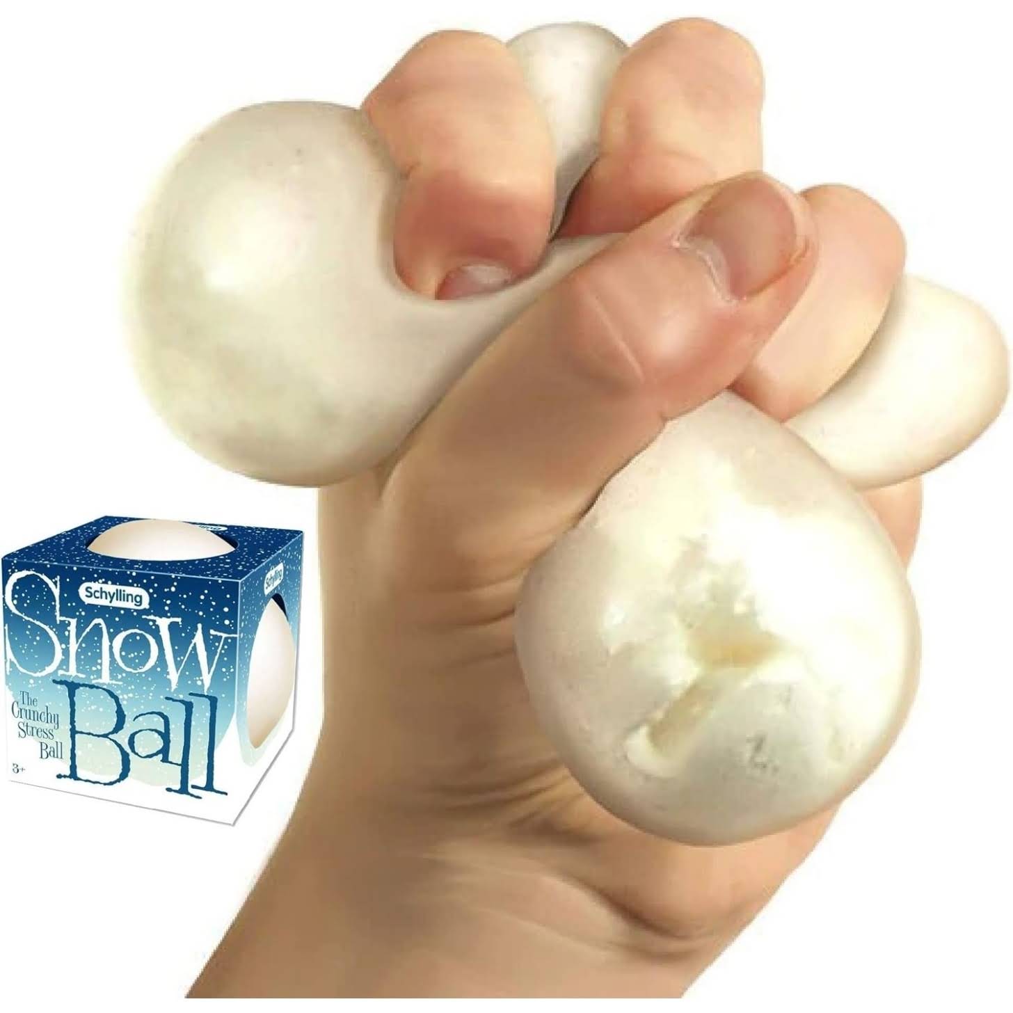 NEEDOH NeeDoh Snow Ball Stress Balls ?C Crunchy & Squishy ?C 2 Pack - Image 3