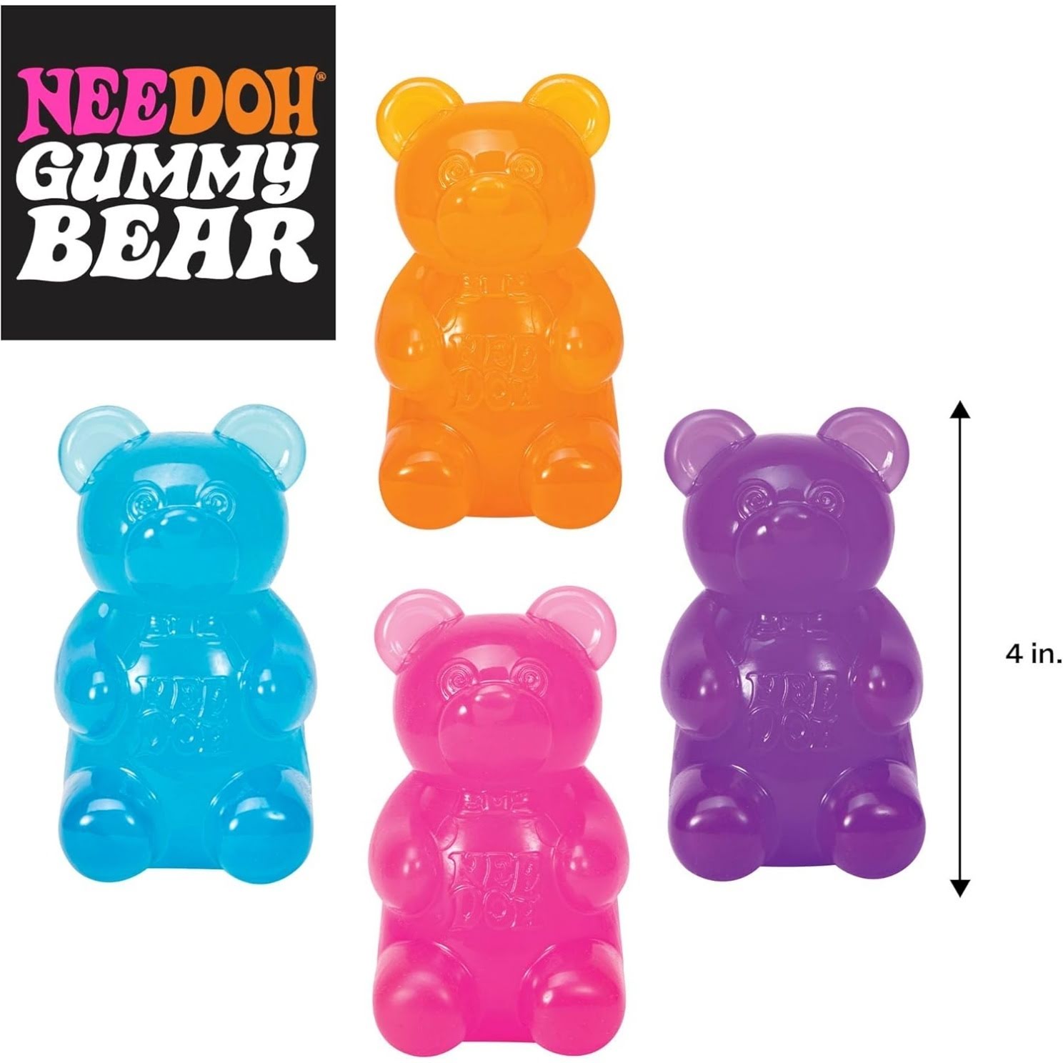 NEEDOH NeeDoh Gummy Bear ?C Jelly Sensory Toy ?C 3.5?? - Image 5