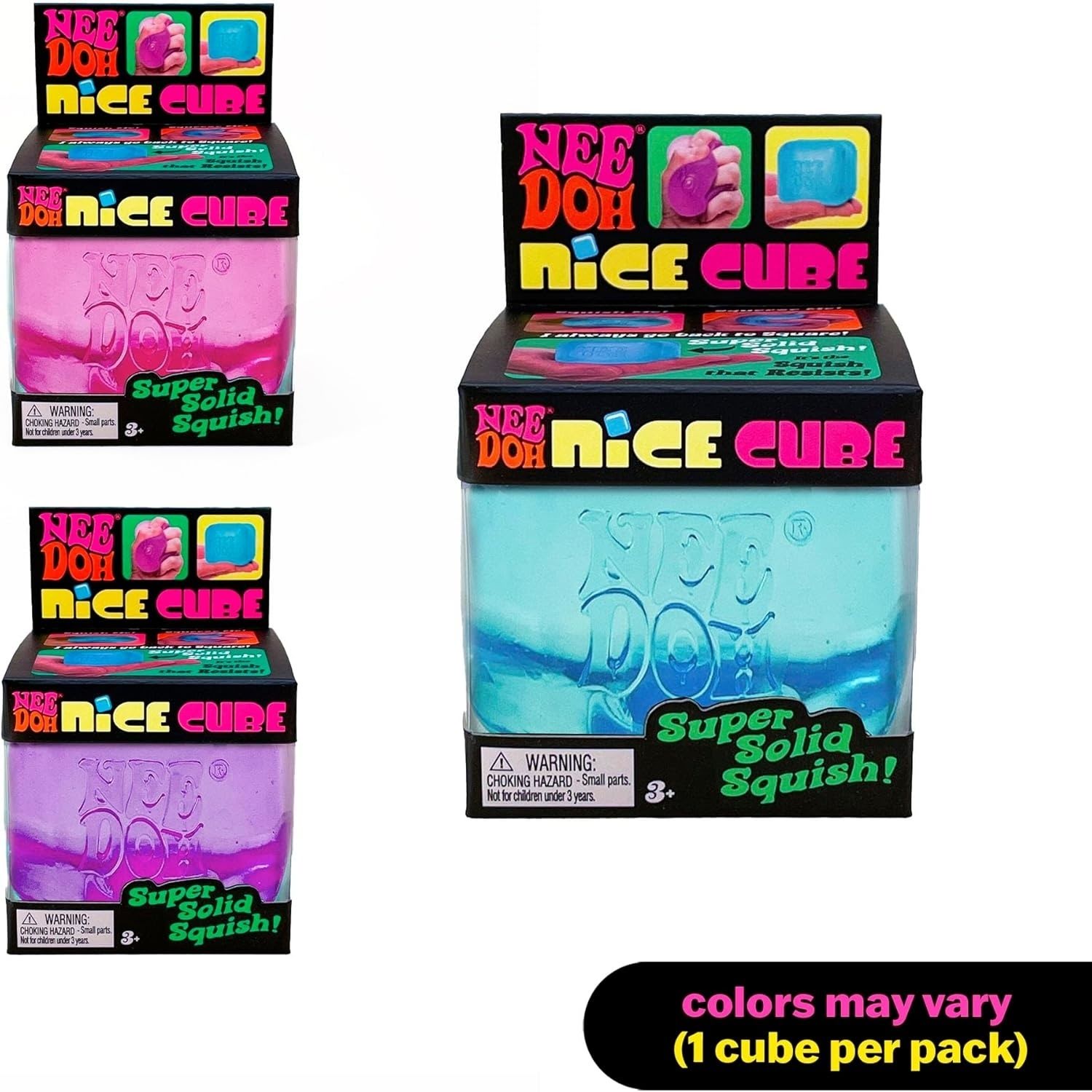NEEDOH NeeDoh Nice Cube ?C Assorted ?C 1 Pack - Image 3