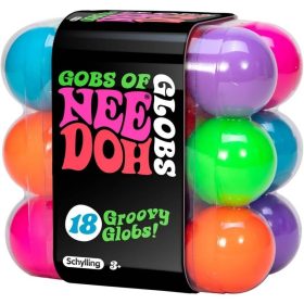 NEEDOH NeeDoh Teenie Globs ?C Mini Sensory Balls ?C 18 Pack