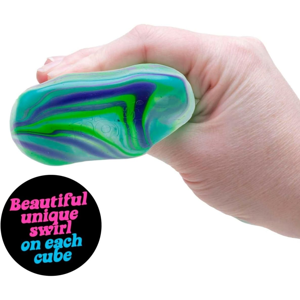 NEEDOH NeeDoh Nice Cube Swirl ?C Solid Squish ?C Assorted - Image 6