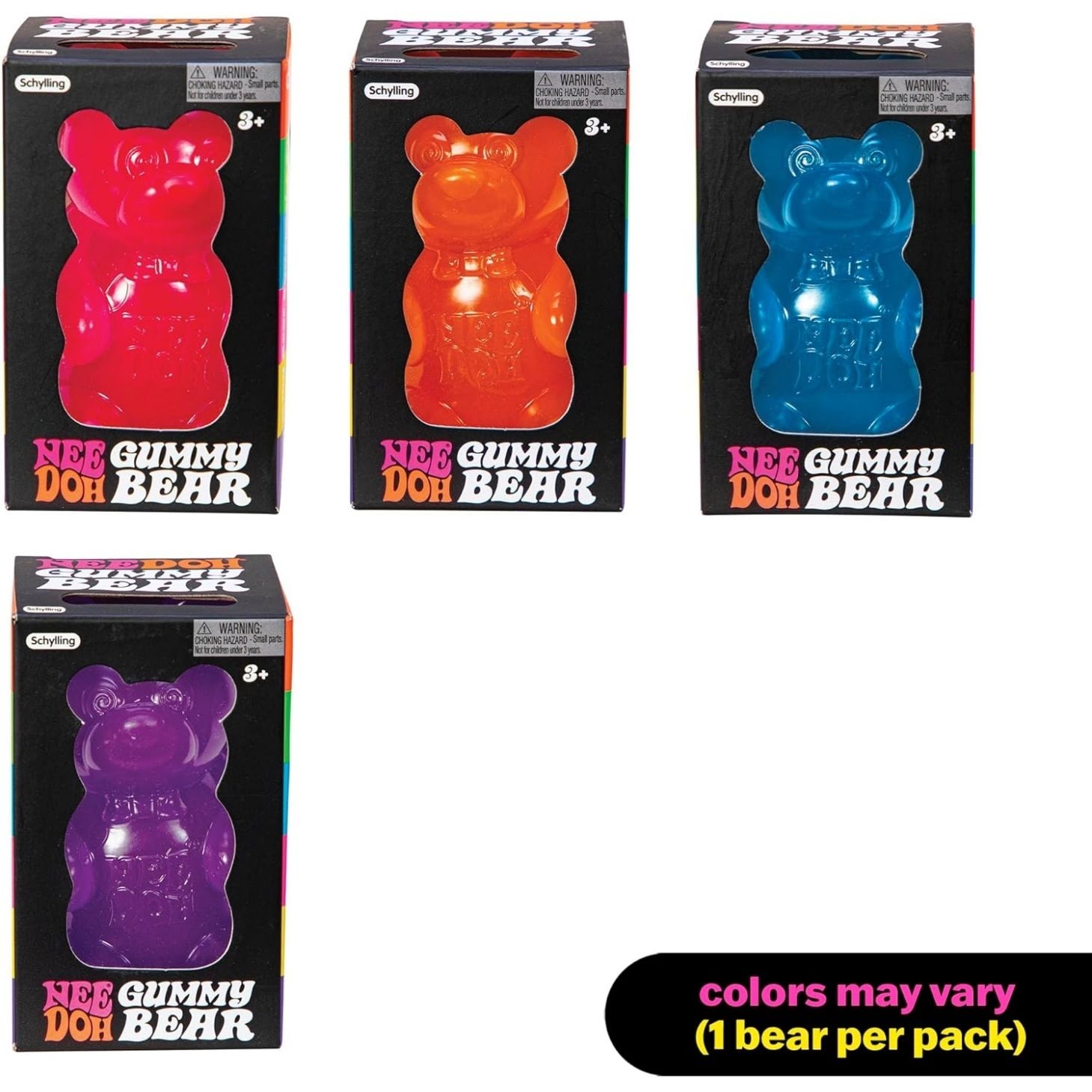 NEEDOH NeeDoh Gummy Bear ?C Jelly Sensory Toy ?C 3.5?? - Image 2