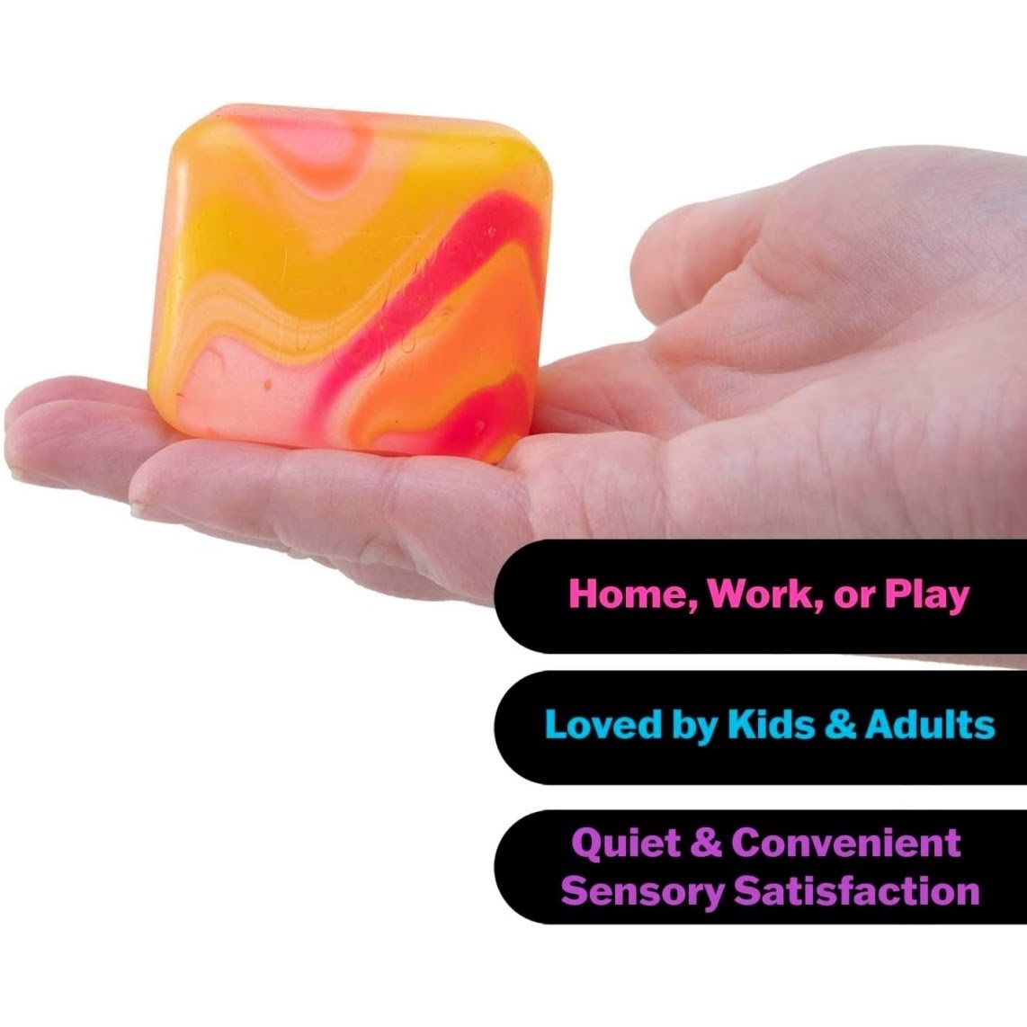 NEEDOH NeeDoh Nice Cube Swirl ?C Solid Squish ?C Assorted - Image 4