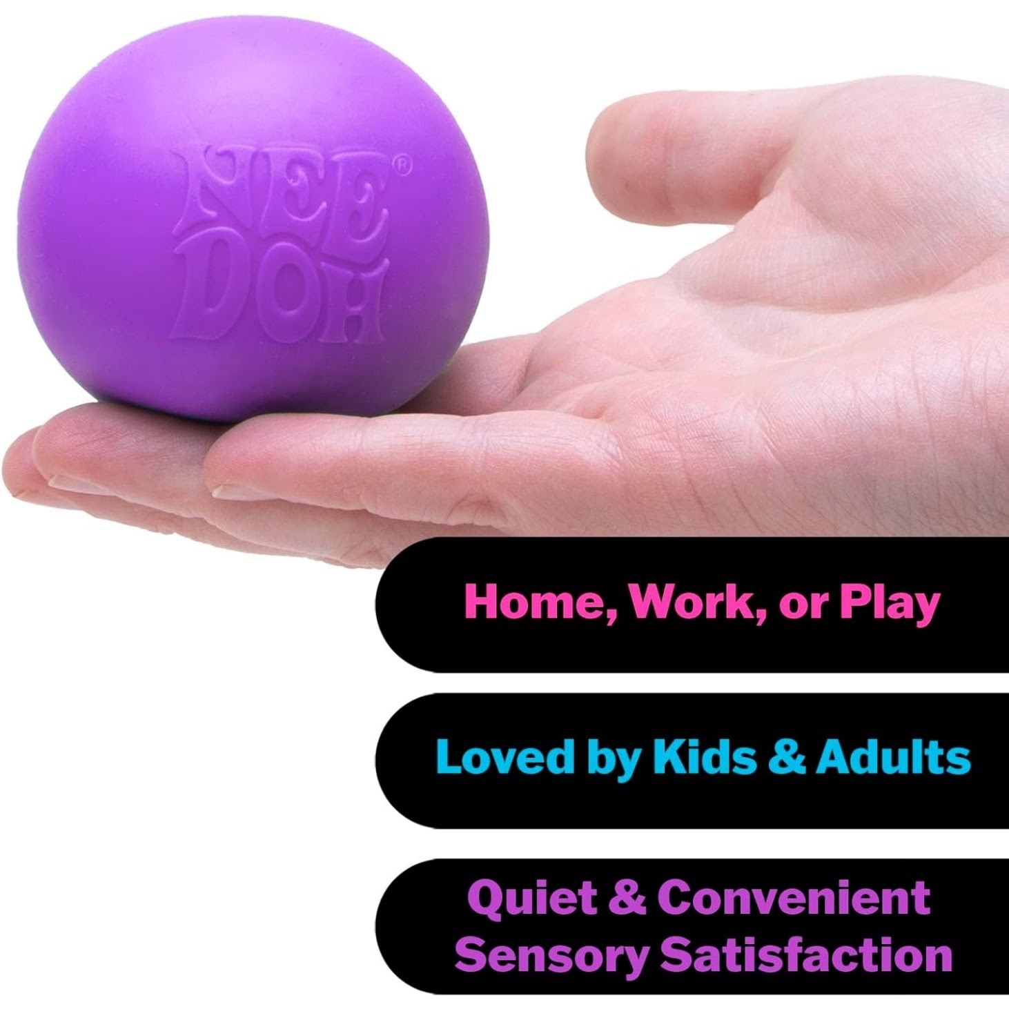 NEEDOH NeeDoh Original Sensory Ball ?C Purple - Image 4